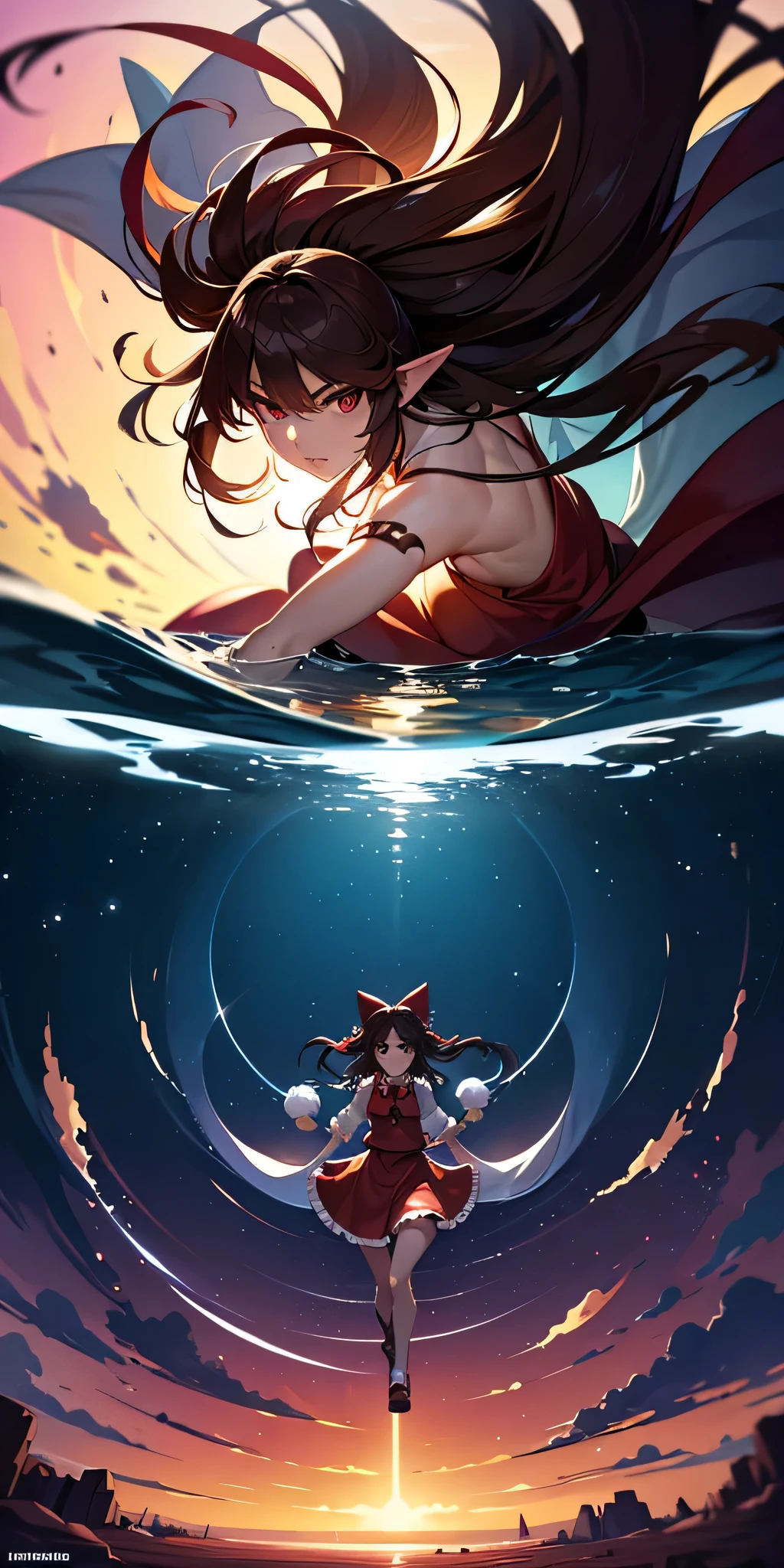 TouHou Legend of Fairy Souls is an action game developed and published by LFCat Studio for PC. An adventure in which we control the young Reimu, which due to a curse has been transformed into Kedama, a little ball of hair, having to fight waves of enemies from an isometric perspective with both ranged attacks and hand-to-hand combat, being able to turn into different monsters, random angle.,(all realistic intricate details)