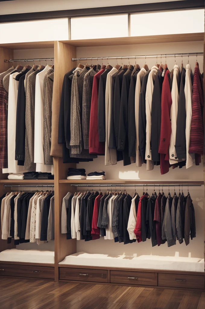 Realistic catalog of a winter clothing store
