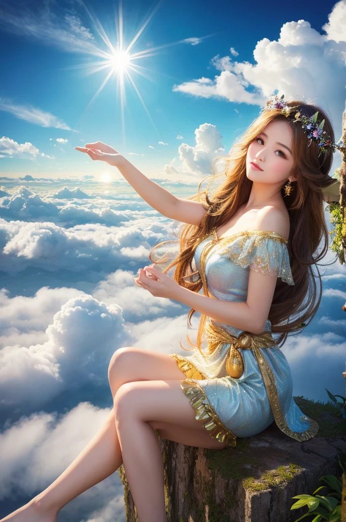 Beauty Above the Clouds Fairy tale The goddess Bright