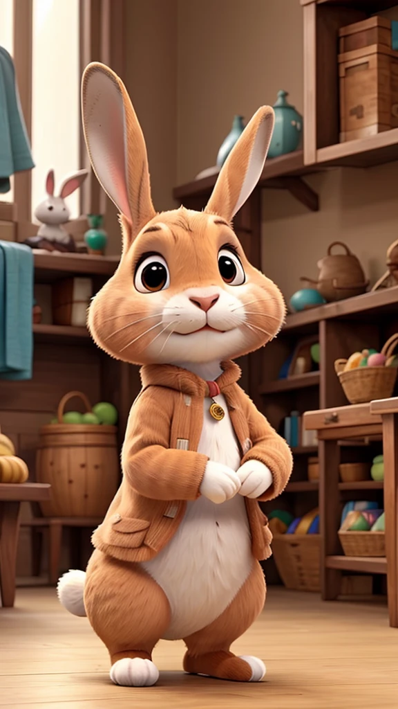 Video of a rabbit talking