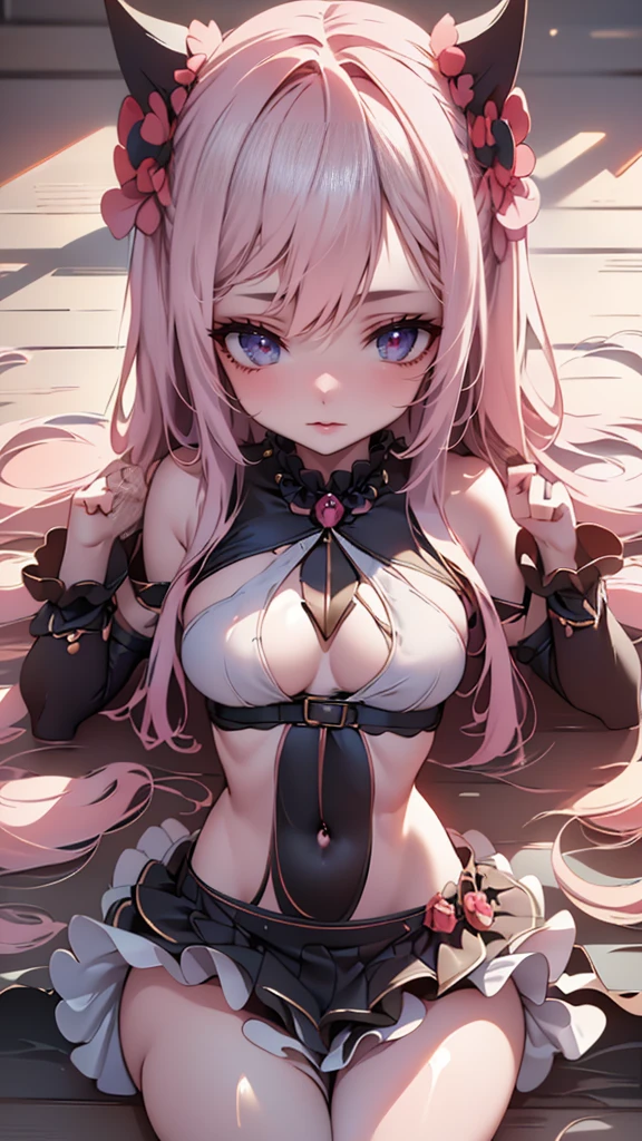 ((,6 yerandom spread legs pose),(random sexy clothes),(Thin type:1.8),(large breasts),(random hairstyle),(Highest image quality,(8K), Ultra-realistic, Best Quality, High quality, High Definition, high quality texture, high detailing, Beautiful detailed, fine detailed, extremely details CG, Detailed texture, realistic representation of face, masterpiece, presence)