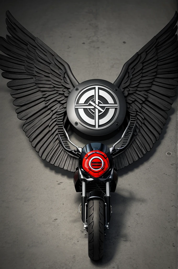 motorized logo with wings

