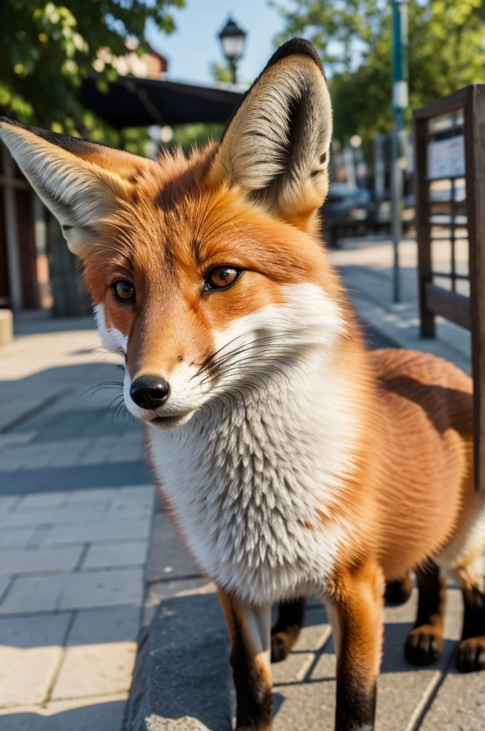 ((best quality)), ((masterpiece)), (detailed), a fox in a plastic drug bag