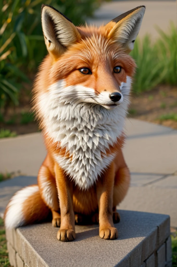 ((best quality)), ((masterpiece)), (detailed), a fox in a plastic bag