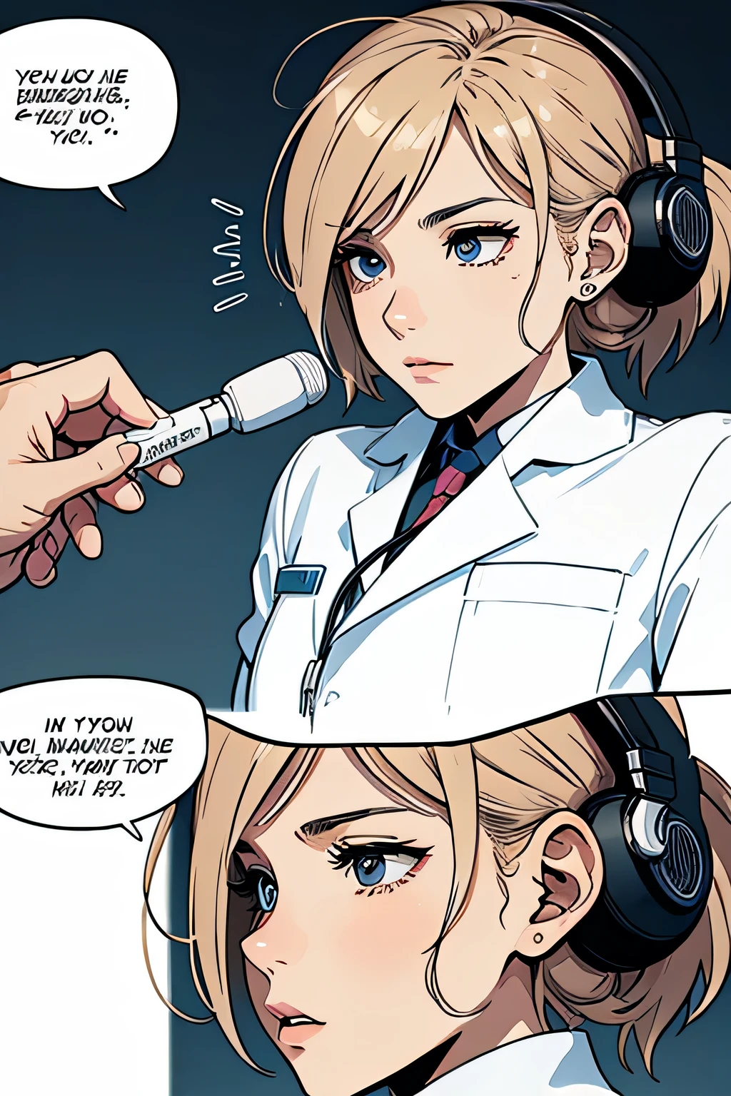 WBER MEDICAL HEARING TEST IN A COMIC FORMAT