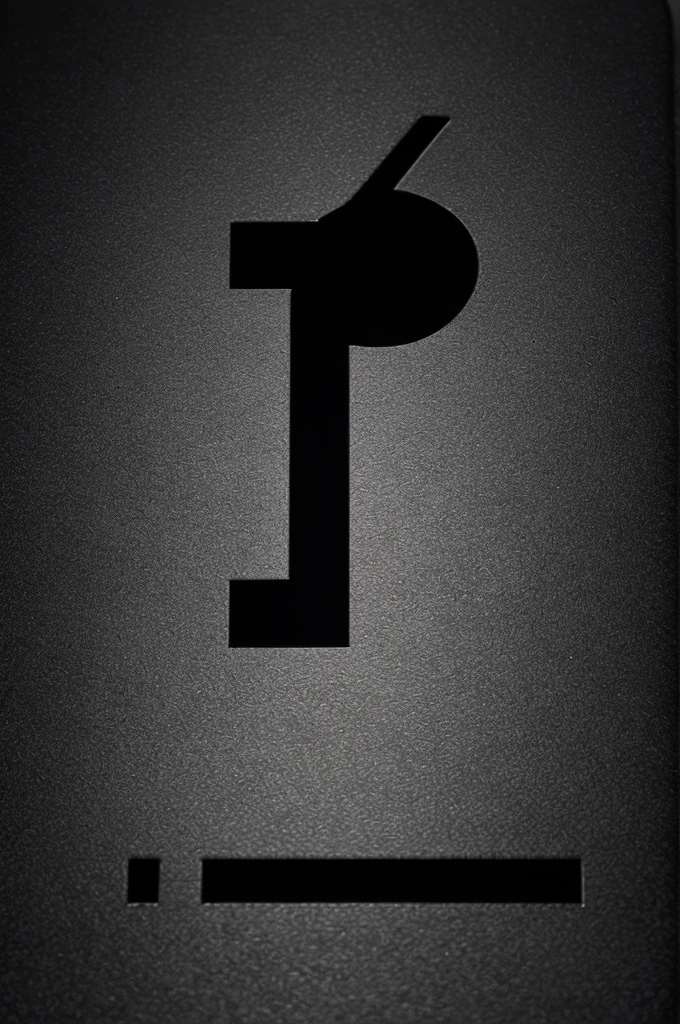 The android logo with a black letter R on the back