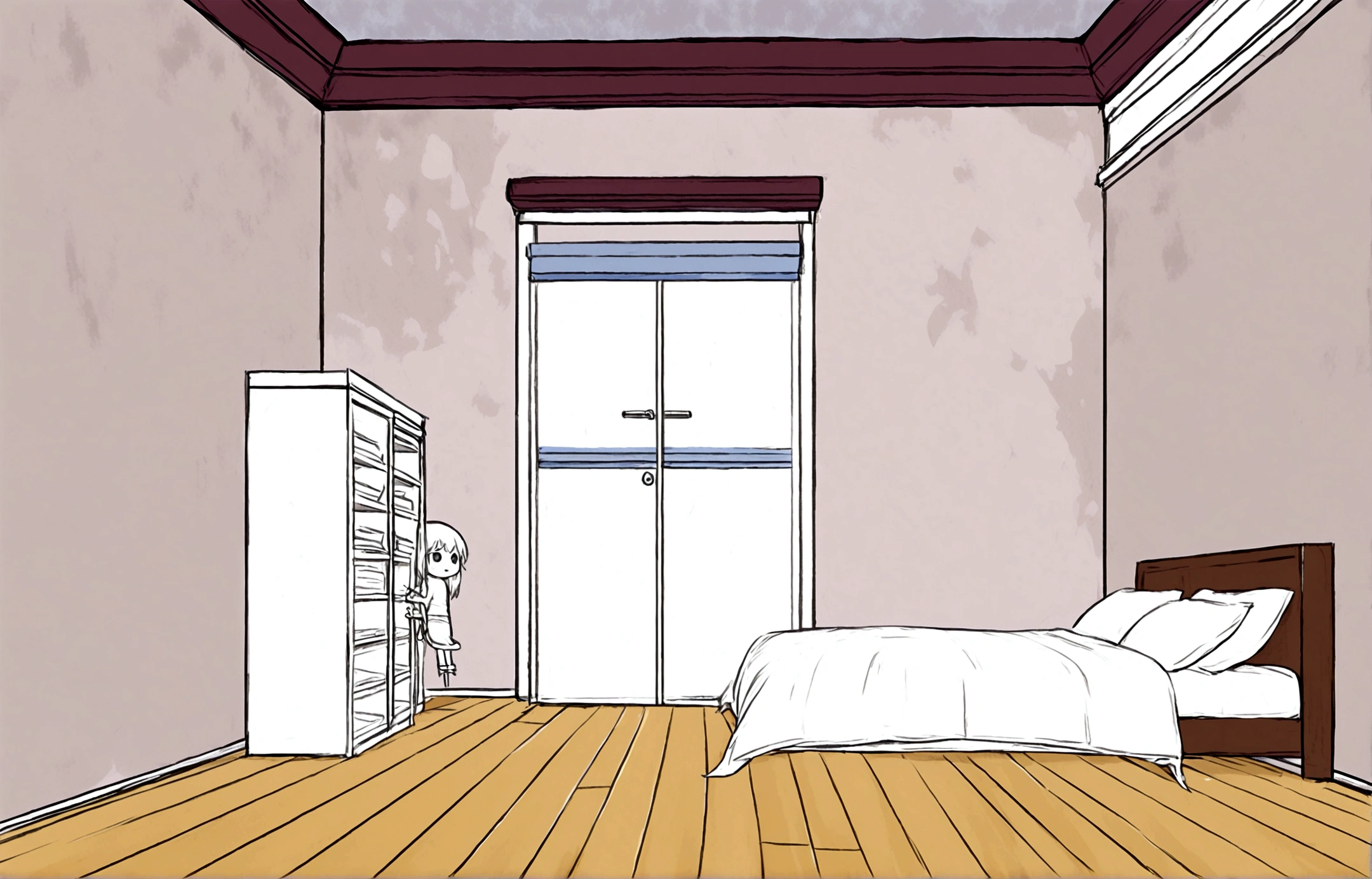 Make a cozy room, warm and masculine using warm colors.