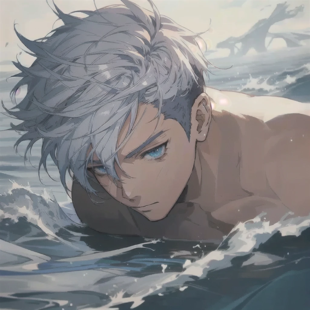 anime boy laying in the water, clean detailed anime art, handsome guy in demon slayer art, trending on artstation pixiv, detailed digital anime art, detailed anime character art, trending anime art, clean detailed anime style, anime character; full body art, male anime character, digital anime illustration, male anime style, detailed anime art, anime illustration, stunning anime face portrait