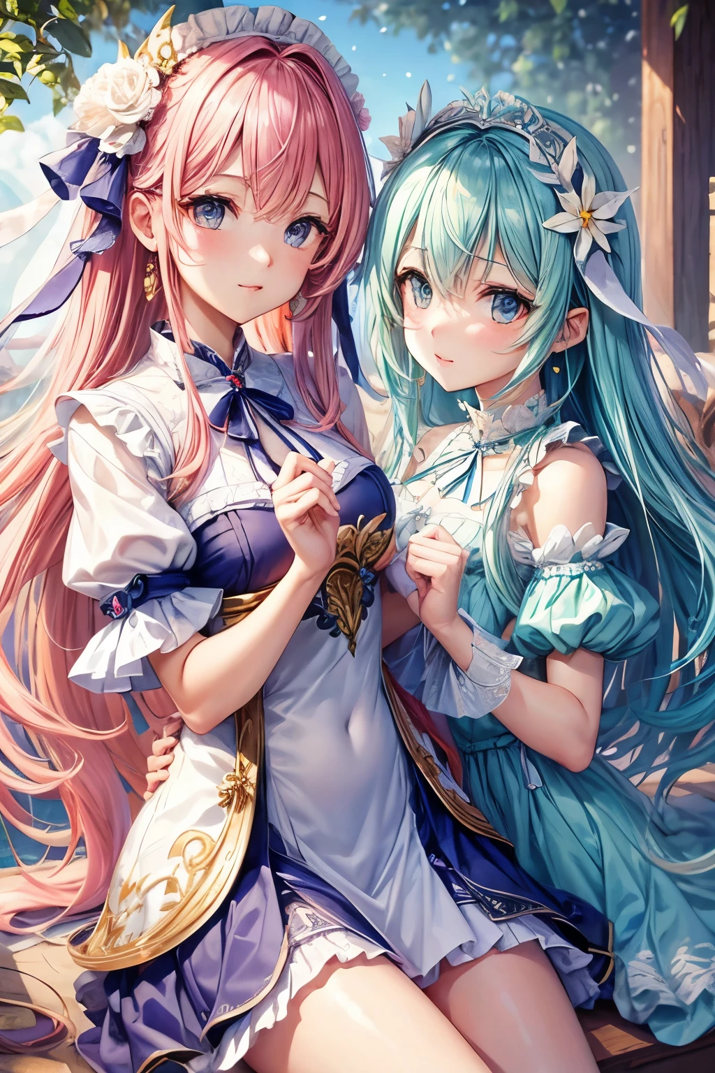 Beautiful girls in wonderful clothes for Zephyr 