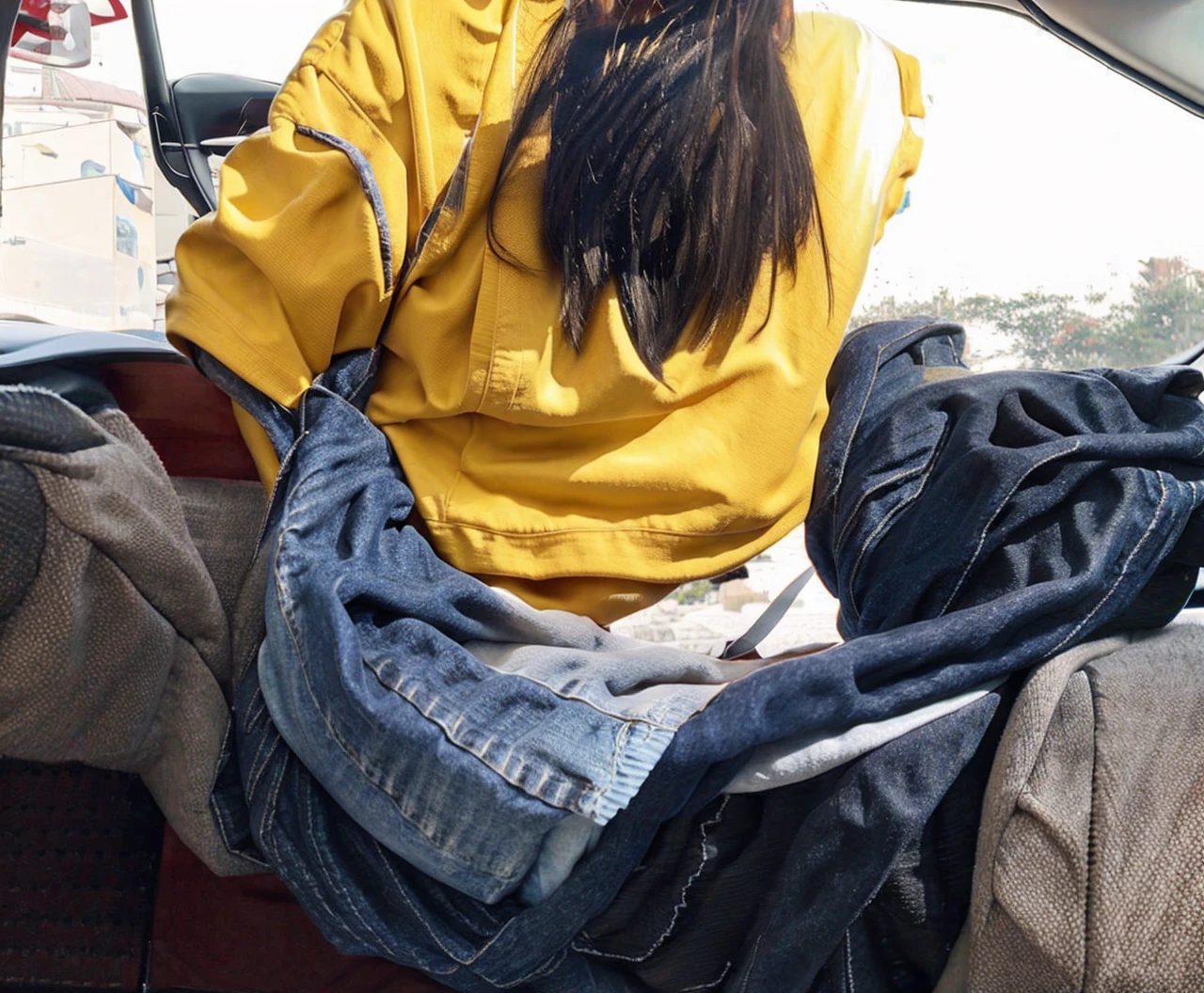 tight jeans,