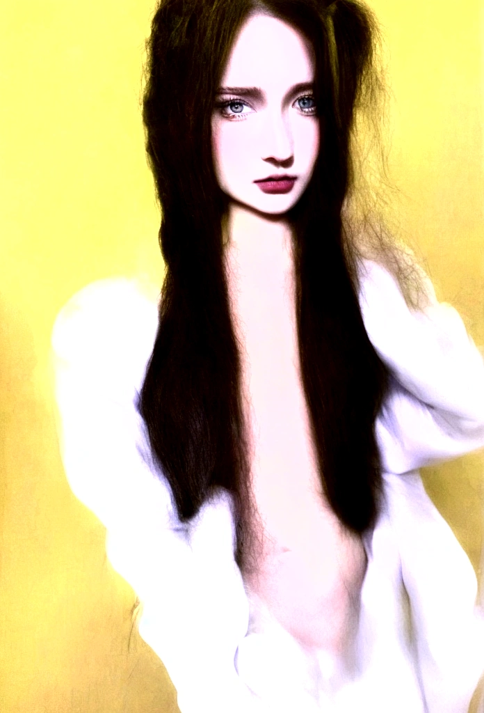 Femme portant un débardeur blanc et un collier, Fille sexy aux yeux vert, peau bronzée, Portrait , cheveux bruns et grands yeux, selfie ;une jeune femme, yeux de la chambre, Violette Myers, sans maquillage, Maquillage naturel, regardant directement la caméra, maquillage subtil, Impresionante photo de corps entier, yeux vert perçants, belle angle, pose attrayante, Mignonne , pose sexy, Image du corps entier, corps entier, séance photo sur tout le corps, déesse brune, Détail élevé, Pose satisfaite, pantalon en cuir, photo réaliste, origine nordique de lest 