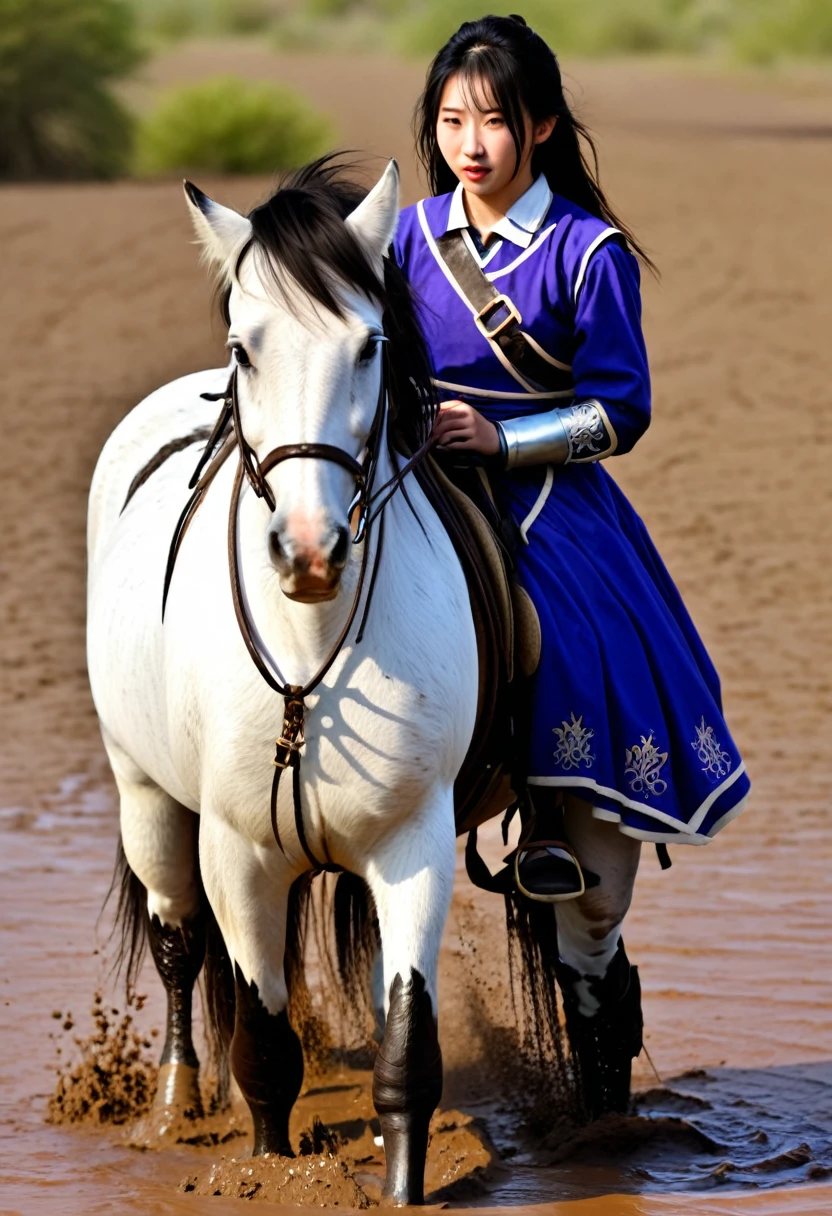 (((masterpiece))),(((Highest quality))),((Tabletop:1.4, Highest quality)), (Realな写真:1.4), 
((1 cute girl knight)),rodeo,
(超High resolution:1.2),, wonderful, Very detailed CG Unity 8k wallpaper, Very detailed, High resolution,draft horse ridden by japanese cute girl,tight,muddy desert ,
Cold Light, Beautiful detailed girl, Droopy eyes,Very detailedな目と顔, Beautiful and exquisite nose, Beautiful and exquisite, draft horse ridden by a girl can't move because horse and girl soak in the sticky muddy deep pitfall:10.0 , horse falls down ,looks pained ,Displeased face:4.0,Real,Anatomically correct