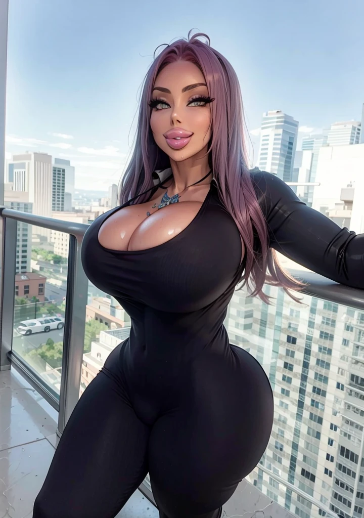 ((((Big breasts expansion+++++++++++, big ass++++++++++++++++, big boobs++++++++++)))), (((((pert ass+++++++, big boobs+++++++, big lips bimbo+++++++++, huge ass expansion+++++))))), ((((pink hair++++++, cyan eyes++++++, detailed eyes++++++, balanced eye color+++++)))), (((sweating intensely++++++, perspiration++++++))) , (((character alone in the scene++++++ , full body++++))), (((art with better contrast++++, art with better sharpness++++, art with better shading++++, art with better resolution++++, advanced art rich in details++++ ))), ((Smiling woman++++, woman with smooth skin++++, beautiful woman++++, naughty teen++++, hot woman++++, erotic art++++++))), ((best quality++++, masterpiece++++, full HD++++, best clarity++++, high quality image++++))))), (((sexy woman++++, standing++++, lascivious appearance++++, clothes squeezing thighs++++, clothes squeezing breasts++++++, bimbo body++++, big breasts++++++, round breasts++++++, thighs plump+++++++, sexy body++++, slim waist++++, big ass++++++, round buttocks++++))).
