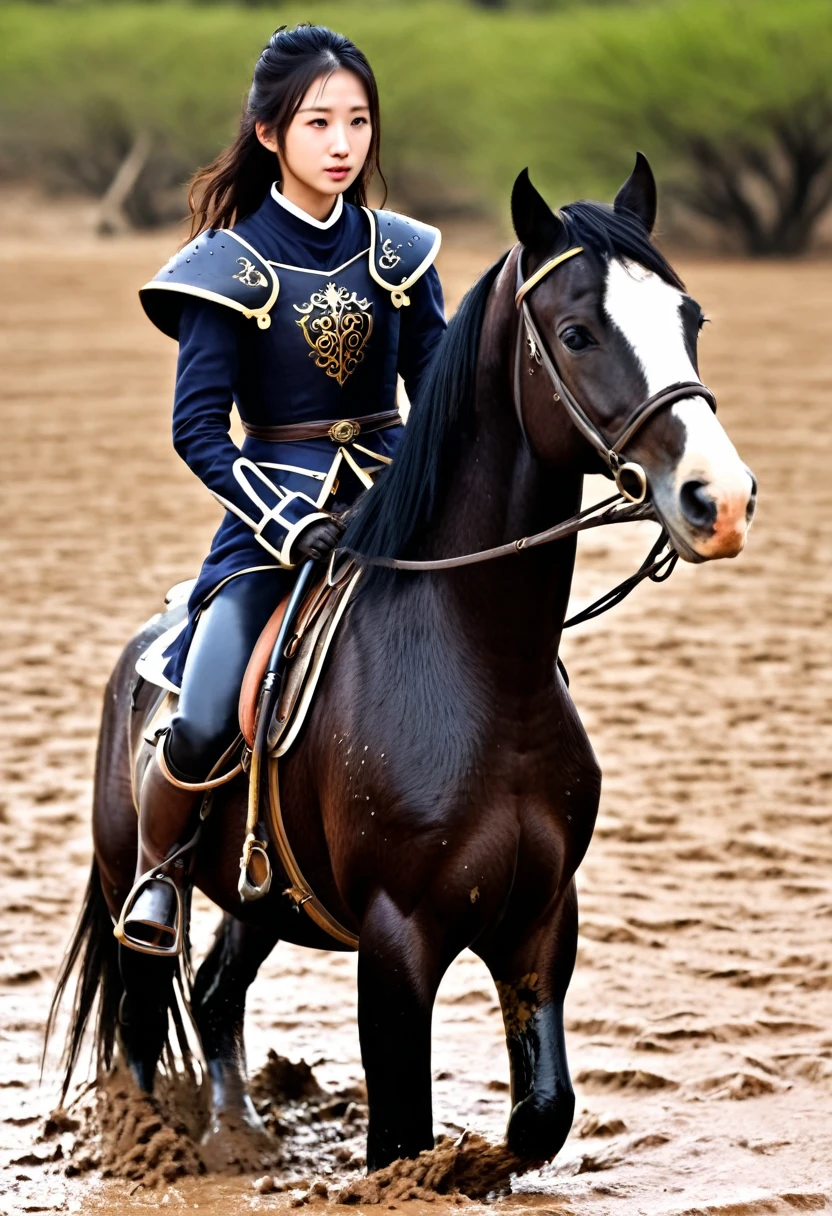 (((masterpiece))),(((Highest quality))),((Tabletop:1.4, Highest quality)), (Realな写真:1.4), 
((1 cute girl knight)),rodeo,
(超High resolution:1.2),, wonderful, Very detailed CG Unity 8k wallpaper, Very detailed, High resolution,draft horse ridden by japanese cute girl,tight,muddy desert ,
Cold Light, Beautiful detailed girl, Droopy eyes,Very detailedな目と顔, Beautiful and exquisite nose, Beautiful and exquisite, draft horse ridden by a girl can't move because horse and girl soak in the sticky muddy deep pitfall:10.0 , horse falls down ,looks pained ,Displeased face:4.0,Real,Anatomically correct