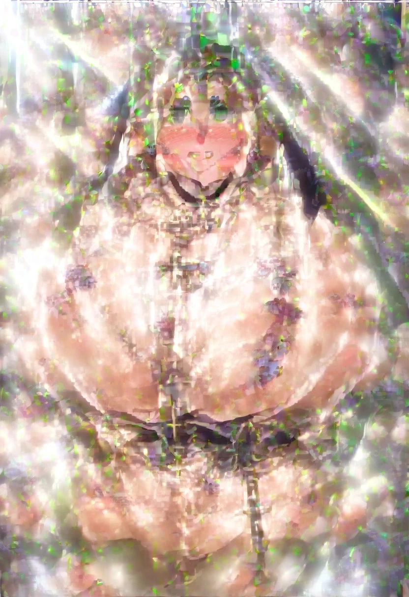 masterpiece, Highest quality, Official Art, Highly detailed CG Unity 8k wallpaper, Detailed Background, (Handcrafted by Guido Daniele), (Finger details), Mature Woman1, (Curvy), (Nuns), (Bible in hand, A book with a cross on the cover:1.12), (standing in church), (Nuns gown:1.12), (Chest curtain:1.4), (Nuns skirt:1.11), (White Garter Straps Garter Belt:1.12), (Blonde long hair:1.12), (Hair intake:1.12), (Green Eyes:1.2), blush, (Loving smile, holy smile), (Huge breasts:1.5、Sagging breasts:1.5、Long Breasts:1.3、sagging breast:1.5), Tight waist, Shiny skin, (Cross Necklace), indoor, (Sacred Scene), (church:1.11), (Sunlight streaming through stained glass),(((Saggy breasts))),Mature Woman,Nuns,Side bust,Underbust,breast focus、((sit、足を広げてsit))、((Bow legs))、((Thigh focus:1.5))、Monastic Clothes、White panties、Spread your legs、Photographed from diagonally in front