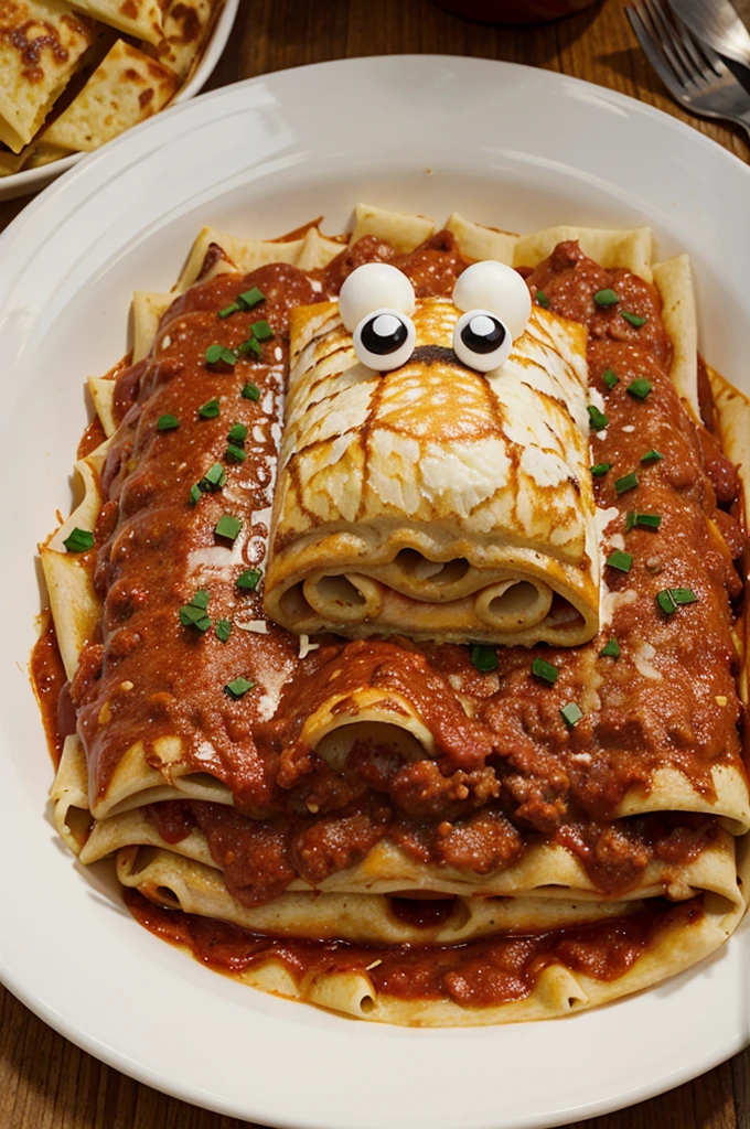 cartoon lasagna