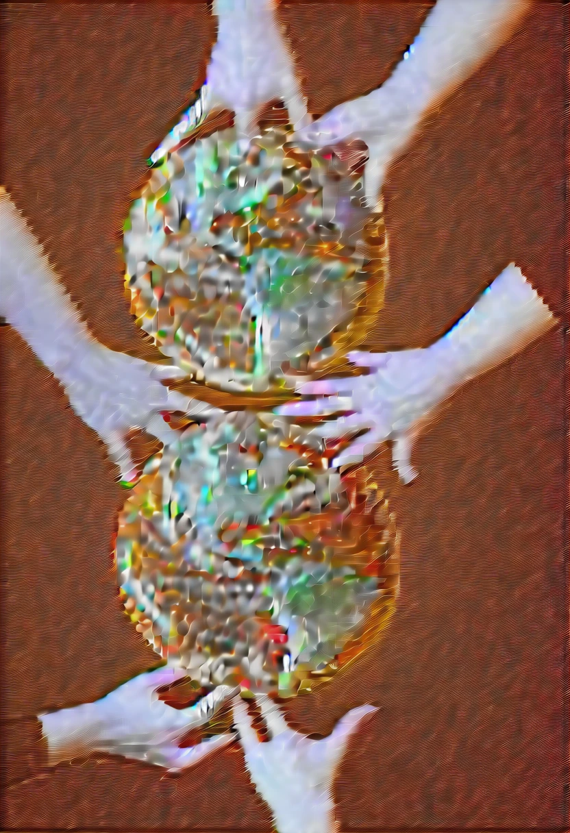 Hands forming together to make earth
