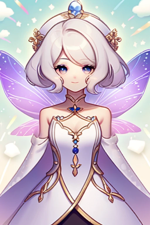 ((Лучшее качество)), ((шедевр)), (подробный), Draw a fairy bloom