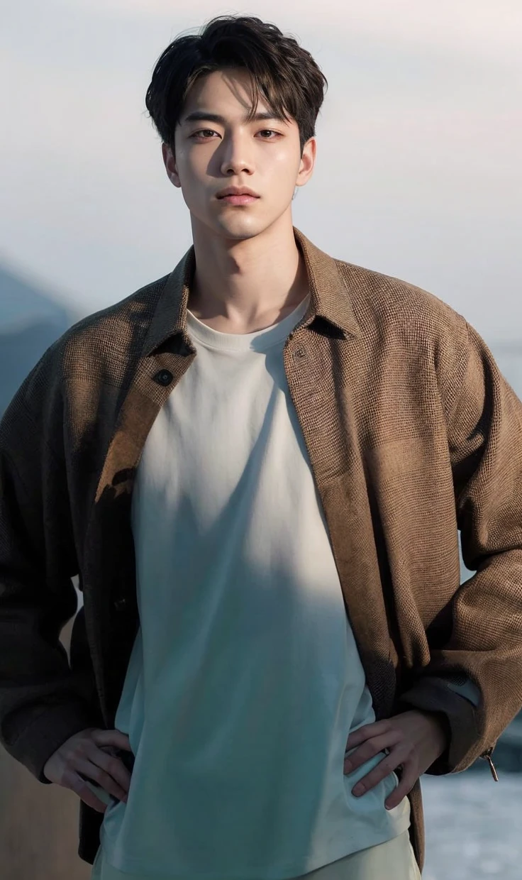 Basado en Wang That's them, model, idol, That's them, Wang That's them de Uniq, Wang That's them, The untamed Lan Zhan, Lan Zhan, long hair, long hair boy, long hair asian