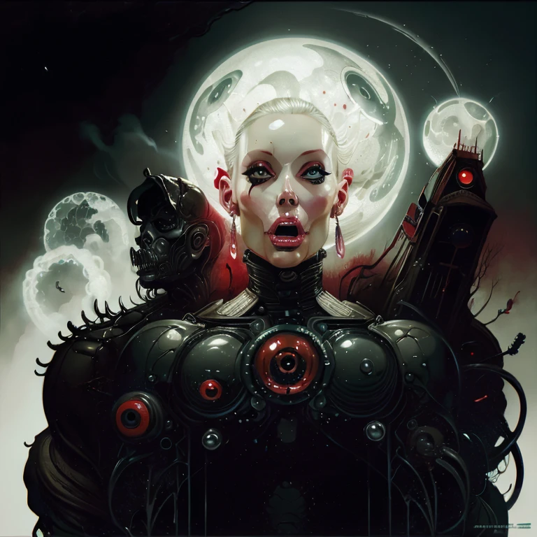 dreamwave, harajuku_mimi, android,negative smoke, aesthetic, vortex, 2d_harajyuku, alluringly attractive woman, (elegant:1.2), flactal art, (zentangle:0.5), monochromatic color pops, blood bubbles, ivory, (sexy), plague winds, storm, backlighting, solar eclipse,bloodmoon, intestinal strands living, writhing, entities lurking, vogue, apocalyptic, Death, consumption of life, depth of field, translucent, vile intriquet anotomic details, viscerally sadistic, monsterous conception, unsettling, jarringly expressive,surreal, ominous off-putting dark art(hyperstylized horror-fantasy, hyper detailed, hellish.