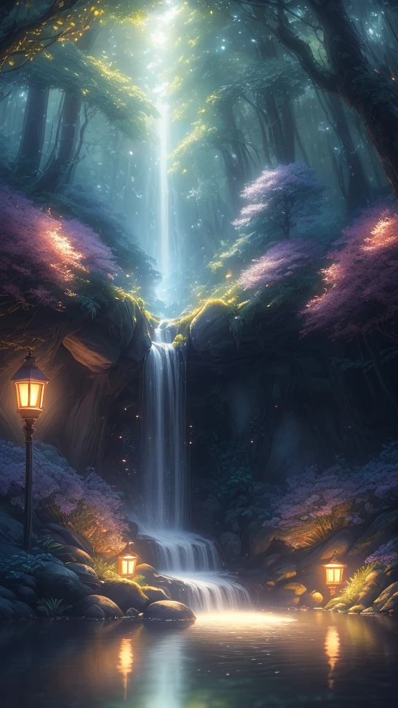 masterpiece, best quality, (Very detailed CG unified 8k wallpaper), (best quality), (Best Illustration), (best shadow), Glowing elf with glowing deer, drinking water in swimming pool, Nature Elements in forest theme. mysterious forest, Beautiful forest, nature, surrounded by flower, delicate Leaves and branch surrounded by firefly (Nature Elements), (jungle theme), (Leaves), (branch), (firefly), (particle effect) and other 3D, octane rendering, Ray tracing, super detailed , beast--v6