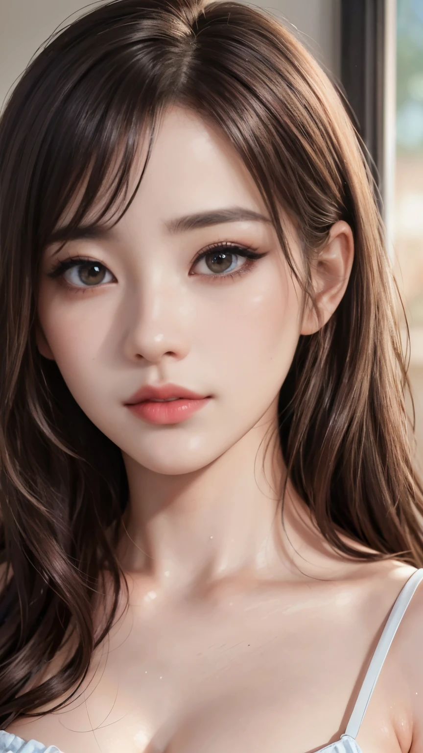 (Highest quality,4K,8K,High resolution,masterpiece:1.2), Super detailed, (Realistic,photoRealistic,photo-Realistic:1.37),(Beautiful attention to detail, Beautiful lip detail, Highly detailed eyes and face, Long eyelashes),Studio Lighting,Physically Based Rendering,Vibrant colors,(Sunburned skin),