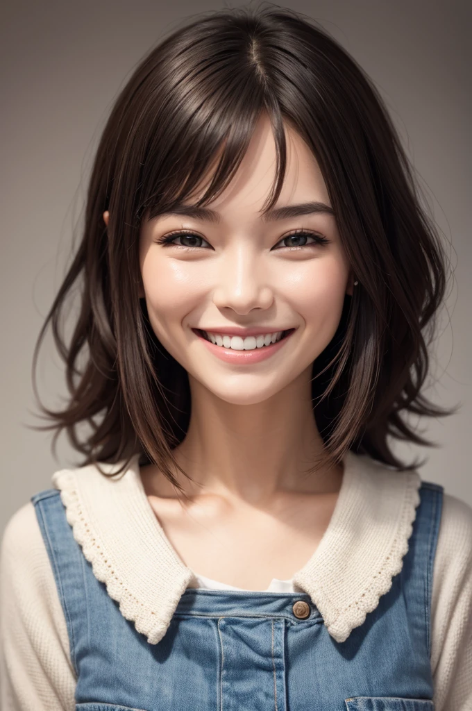 Grinning