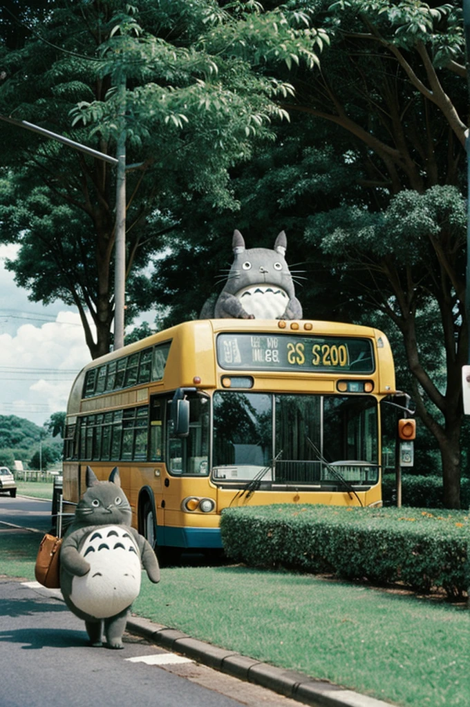 Bus Cat My Neighbor Totoro