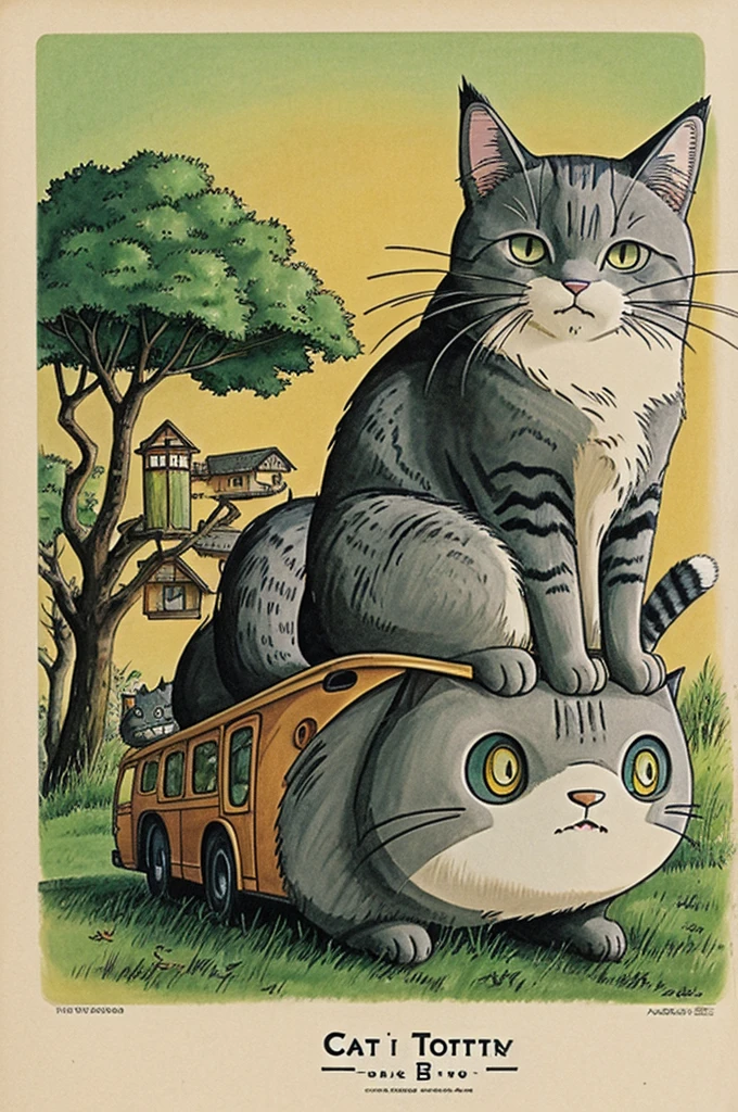 cat bus from My Neighbor Totoro