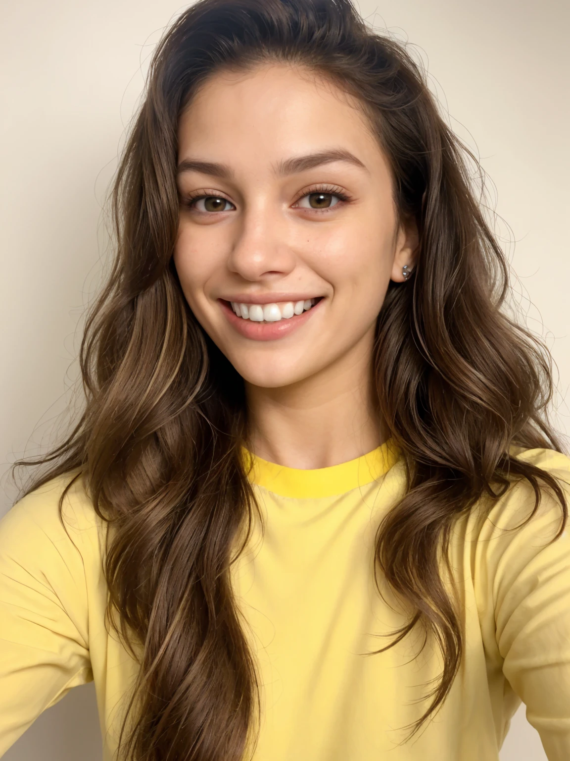 ultra realistic, white teethes