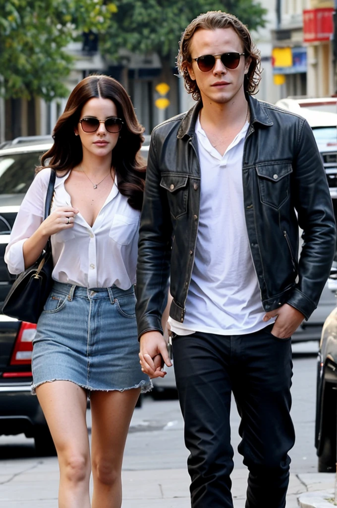 Lana del rey y Heath Ledger paparazzis