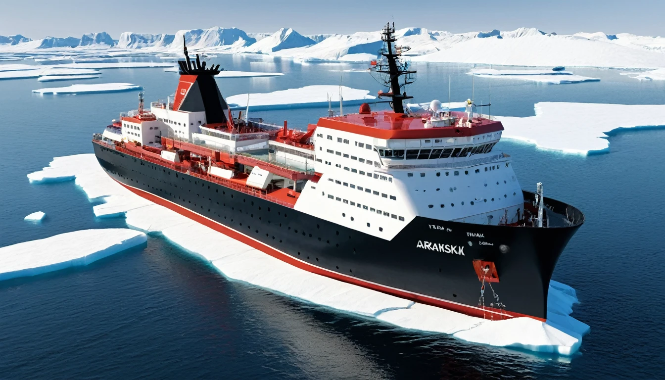Arktika Gdanski Icebreaker
Manufacture: 2005
Type: Icebreaker
Main Function: Clear a path through frozen waters.
Design
Exterior:
Style: Rugged and specialized for operations in arctic conditions.
Body: Reinforced and designed to resist ice pressure.
Color: Arktika standard, with safety and visibility features in cold environments.
Special Equipment: Equipped with icebreaking systems and advanced technology for navigation in frozen waters.
Inside:
Accommodations: Functional and safe, with areas adapted for crew during extended missions.
Technical Areas: Equipped with specific monitoring and maintenance systems for icebreakers.
Performance:
Propulsion: Robust diesel engines designed for power and endurance in adverse conditions.
Speed: Moderate, focused on efficiency when navigating in frozen waters.
Autonomy: High, ensuring the ability to operate for long periods without the need for refueling.
Context and Use: The Arktika Gdanski Icebreaker plays a crucial role in opening shipping routes across frozen waters, facilitating the safe transport of goods. Their presence is vital to ensure accessibility and safety in the territorial waters of the Eastern Isles and Arctic regions.