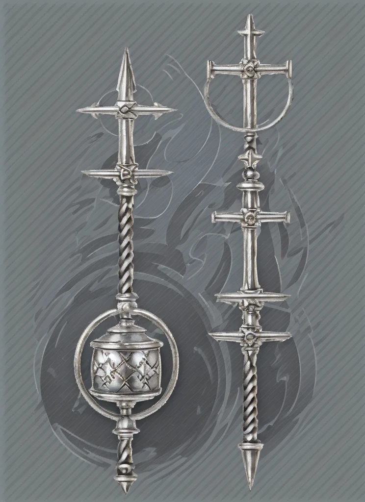 skill icon, magic object, thurible, censer, Rpg Icon, game icon, fantasy icon, Metal，silver metal, catholic aesthetic, goth