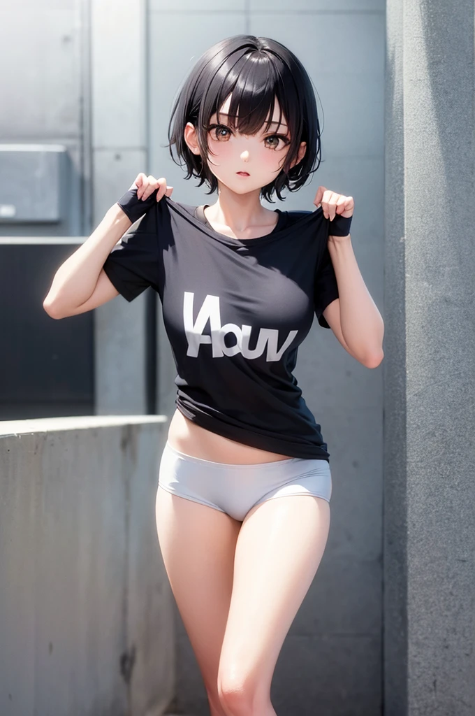 South korean movie actress :Football player , football team name : manchester united, 1girl, beautiful face, muscular slender body, hair color : gray white, hair style : very short hair Tapered With Fade And Textured Curls, 21 year old, anime style background , full body focus, well detailed, high resolution 8k, age:23, jersey t-shirt color : white & black , background : anime style news postor, full body focus, skin colour : brown,