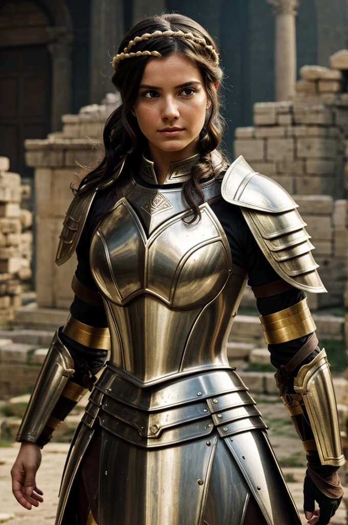 cinematic shot of 1girl, jenn1f1850, paladin, solo, (multi colors hair),((dynamic pose, dynamic view), braids hair style, holding bible, PLD_armor, highly detailed armor with gold plating, shiny armor, close up view,
dark church, multiple color spotlights, stained glass window,
masterpiece, (photorealistic:1.3), high frequency details, 8K,uhd, absurdres(film grain), film noise, cinematic lighting,
<lora:PLD_armor:1> <lora:epiNoiseoffset_v2:1>