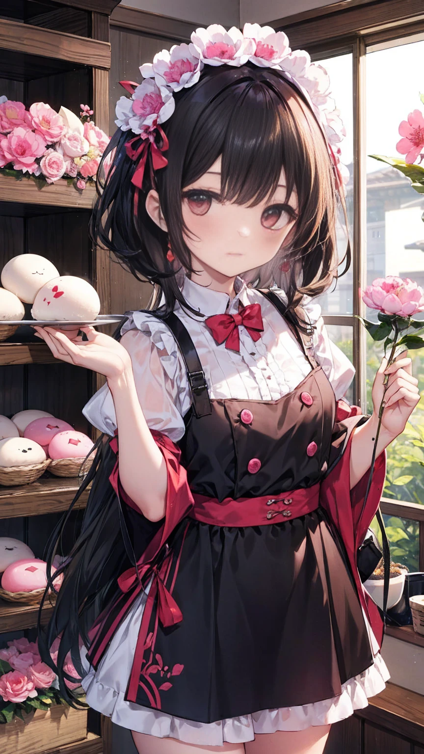 Peony mochi from the shelf