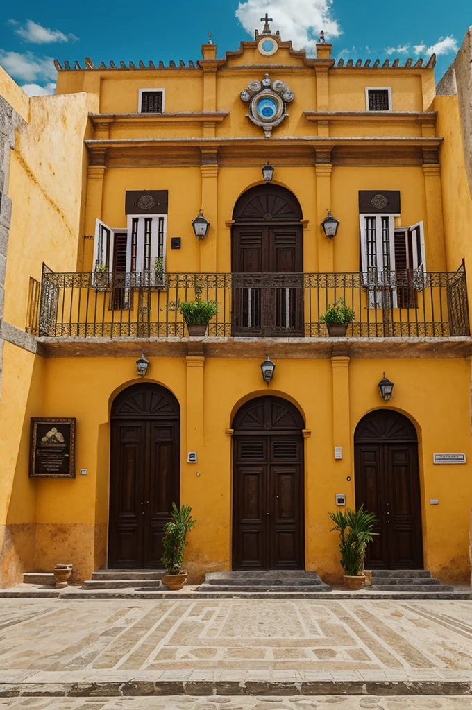 Create a promotional poster about the Amparo museum in Puebla so that people visit it