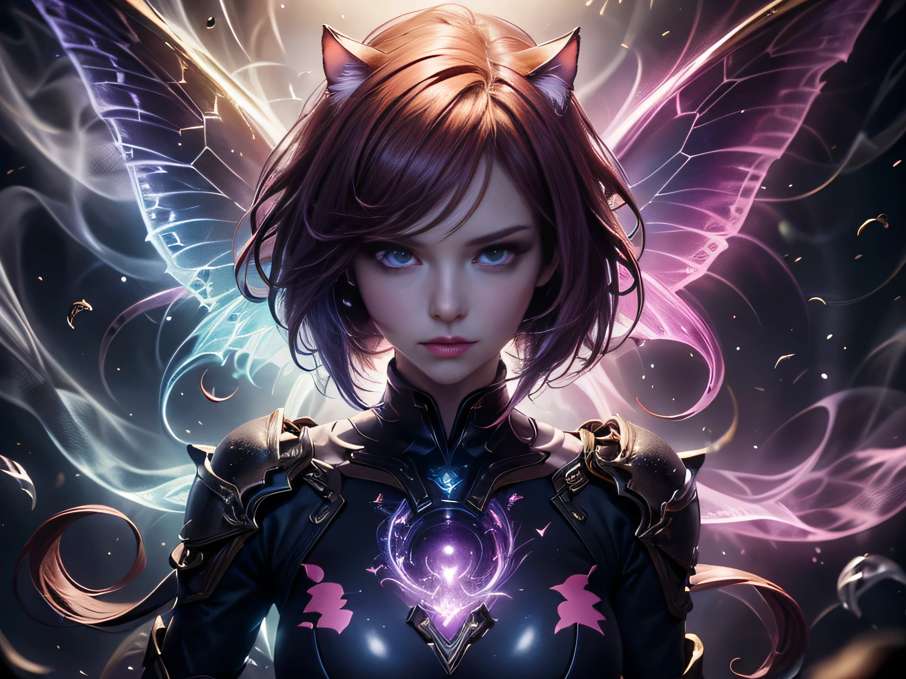 (Best Quality, 8K, Masterpiece, HDR, Soft Lighting, Picture Perfect, Realistic, Vivid), Cat Girl (1.0), Cat Girl with Red Hair and brown eyes and Sexy Revealing Clothes, Pink Bodysuit with Glitter Texture, Beautiful Anime Fantasy, Very beautiful and cute cat girl, large pink butterflies fly around, background blur, anime fantasy, work in Gouves style, realistic: 1.37, top view, red cat girl lies in blue flowers, large pink butterflies fly around, horizontal view, (Ultra High Quality Fantasy Art), Masterpiece, Female Model, Ultra High Quality Female Character Designs, Detailed 8k Anime Art, Realistic Anime Art, Highest Quality Wallpapers, Intricate Ultra High Quality Accurate Female Character Faces, High Quality Designs and Accurate Physics (Fantasy - Ultra High Quality) quality) quality)) art), dark fantasy style), masterpieces, super high-quality characters, anime resolution - 8K, realistic anime art, wallpaper with the highest quality illustrations, ultra-high detail of faces, high-quality design and accurate physics), color, depth of field, shadows, ray tracing, high quality workmanship. -high quality and 8K resolution, (Accurate simulation of the interaction of light and materials)], [High-quality hair detail [More about beautiful and shiny red hair]], (Beautifully detailed hands [perfect fingers [Perfect nails]]], (perfect anatomy (perfect proportions)))) [[Full-length]], [Perfect combination of colors (Accurate imitation of the interaction of light and material)], [art that conveys the meaning of the story](modified)