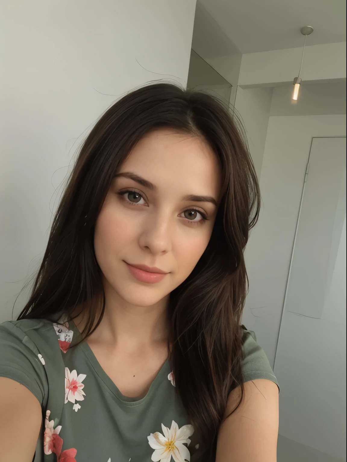 brunette 29 years old woman selfie