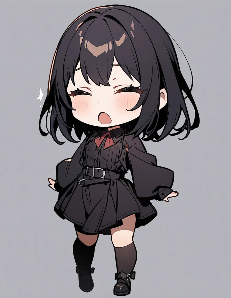 (8K, best quality, masterpiece:1.2),\(Eye details\),\(Facial features details\),(\(Clothes details details\)\),(1 girl:1.3),独奏,full body,(chibi),aqua \(Konosuba\),shed tears,(Open your mouth and close your eyes:1.3),>