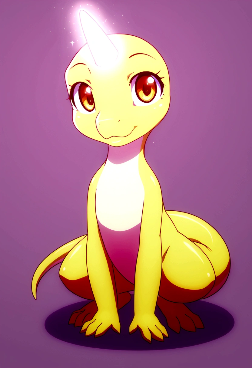 cute lizard with no background