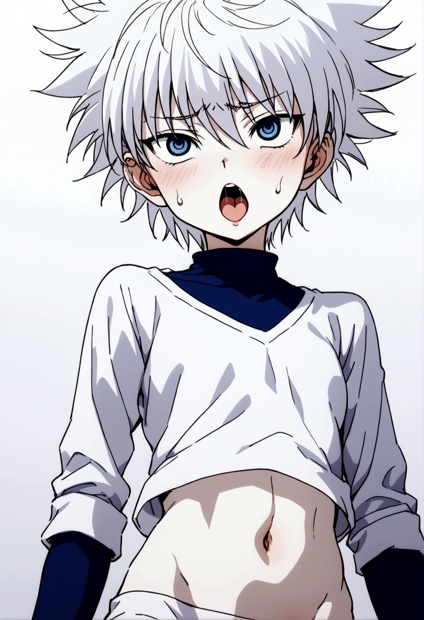 killua ahegao navel