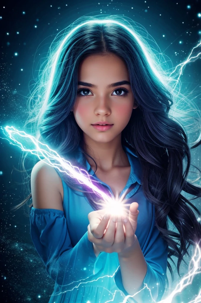 Create a girl with magical powers