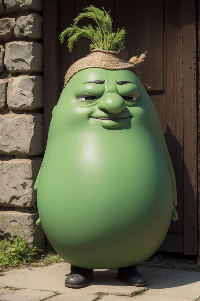 Create the peon's face from the game Brawl Stars