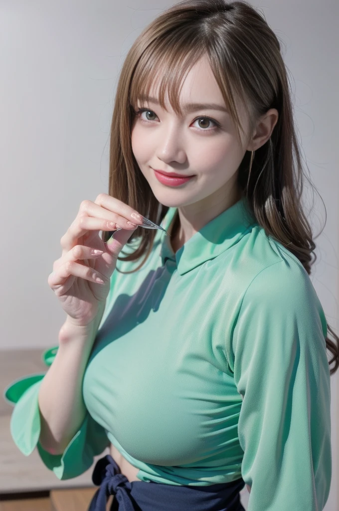 It protrudes greatly,Smile more, Smile more,驚くほど美しいwomanアスリート, ,breastplate,tray, Exposing breasts, Large Breasts, Holding, 保持tray, blush,One Girl, Upper Body, woman, Large Breasts, Face the viewer,fc portrait,Latin Leotards, One Girl, Detailed face, ), Chic muscular body:1.4,(Highest quality、8K、32k、masterpiece、Hmph:1.3),(Photorealistic:1.4),(Ultra-high resolution),(超リアルな8KCG),Raw photo, Half Body Shot, Beautiful shadow gradation, huge , Perfect lighting, Beautiful and well-groomed face, Beautiful Eyes, Detailed lips, double eyelid, Matte Gloss Cyan Green Orange Red Purple Black Magenta Blue Lime Green Brown Vermilion Rose Sky Blue Indigo Copper Salmon Pink Coral Amber Mustard Khaki Peach Burgundy ,背景はシンプルな色のwoman, Large Breasts, Face the viewer,fc portrait, Garter belt Detailed face, Hanging Latin,