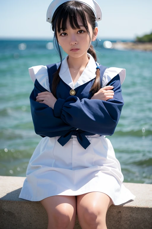arms cuffs、a sailor suit