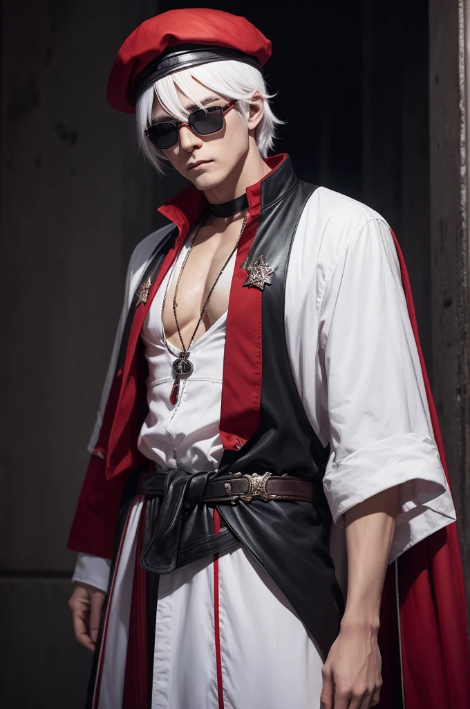 Best quality, ultra high resolution, ultra-detailed,realistic,18 years old,boy,8k,Luffy,one piece,White flame hair,Luffy gear 5, Korean boy face,Naruto hair,white hair,hair up,