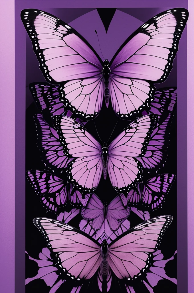 FLAG FOR PURPLE KINGDOM WITH A BUTTERFLY IN THE MIDDLE