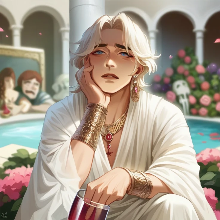 greek god, Dionysus god of wine, wine in the image, Uvas espalhadas na imagem, Taehyung Greek god Dionysus, Uvas, Wines, wine, deus do vinho com coroa de Uvas, dionysus god of wine, Wines espalhados pela imagem, bunches of grapes in the image.