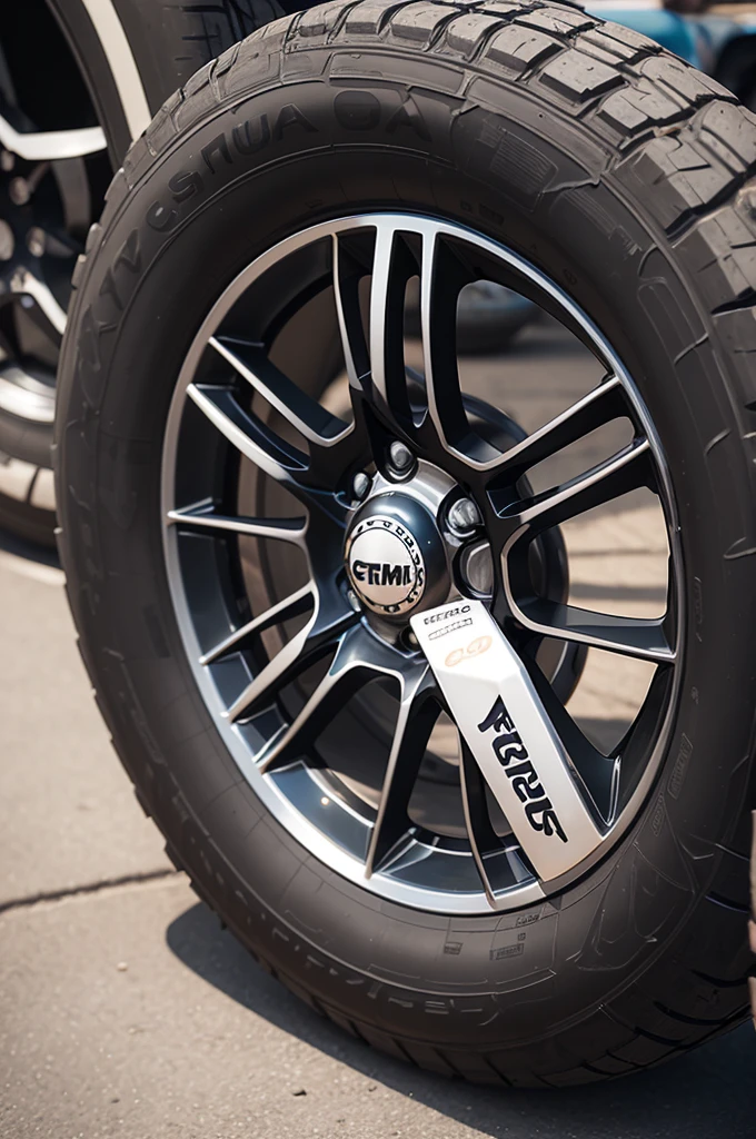 Create a logo for a tire shop, its name is tire shop Moura